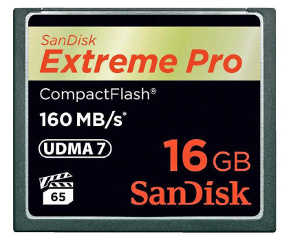 Nośnik pamięci SANDISK Compact Flash Extreme 16GB SDCFXPS-016G-X46